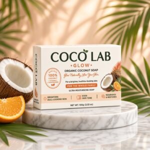 coco lab glow organic soap